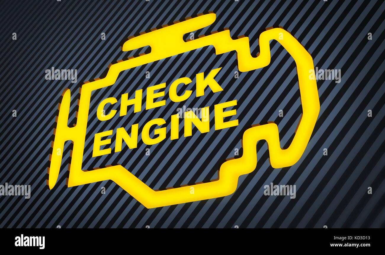 Check engine warning motor hi-res stock photography and images - Alamy