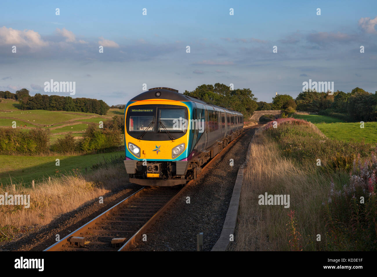 02 09 2017 Staverley Windermere line Transpennine Express class