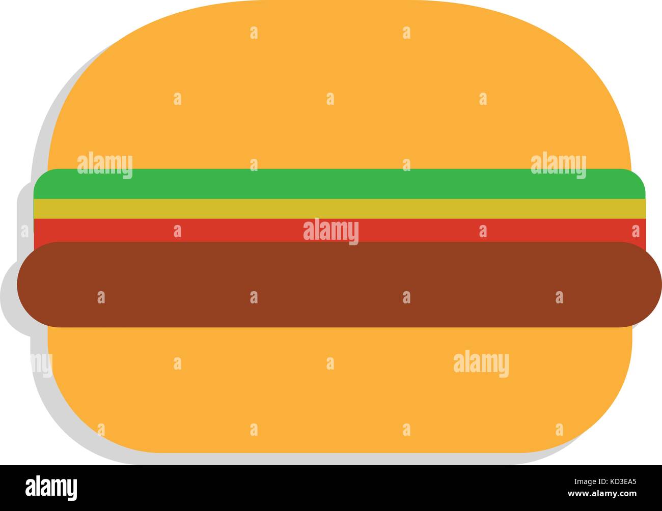 Burger. Vector illustration Stock Vector Image & Art - Alamy
