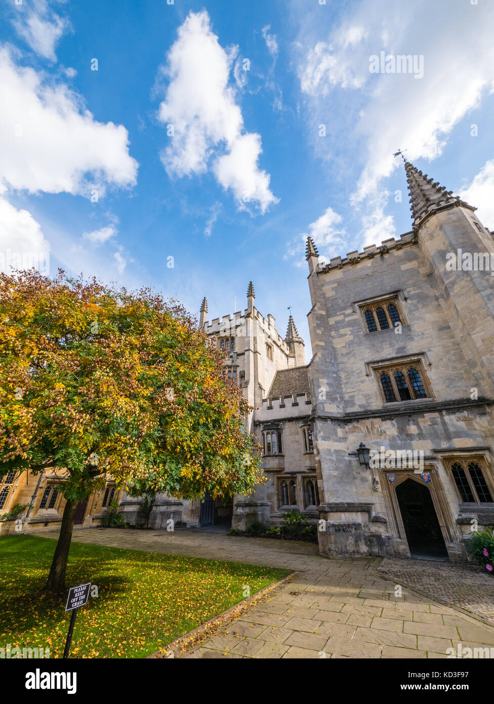 St Johns Quad, with Chapel, Magdalen College, University of Oxford