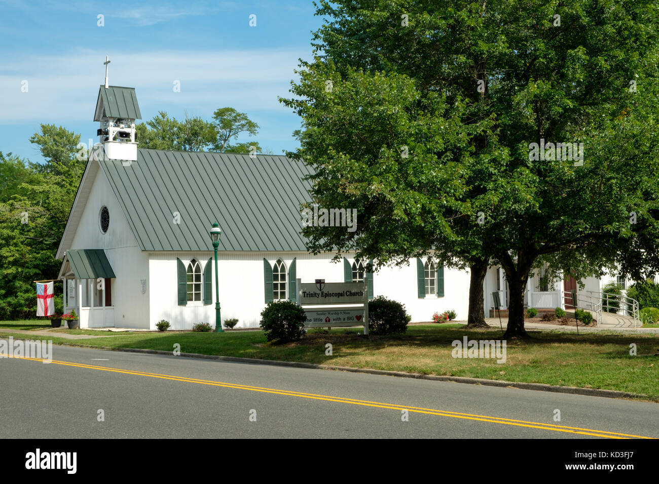 Trinity Episcopal Church, 8484 Mary Ball Road, Lancaster, Virginia Stock Photo