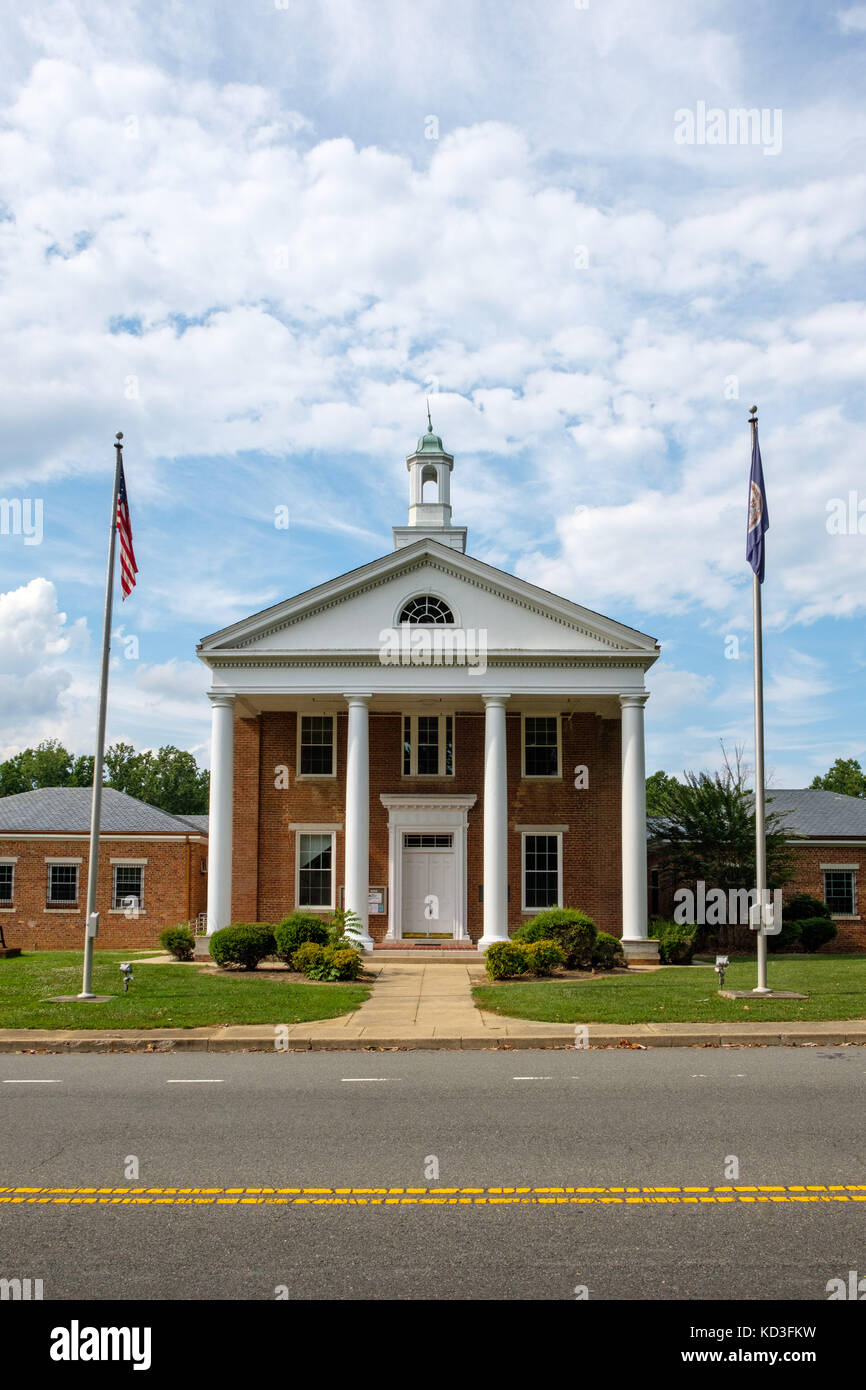Lancaster County Courthouse, 8265 Mary Ball Road, Lancaster, Virginia Stock Photo