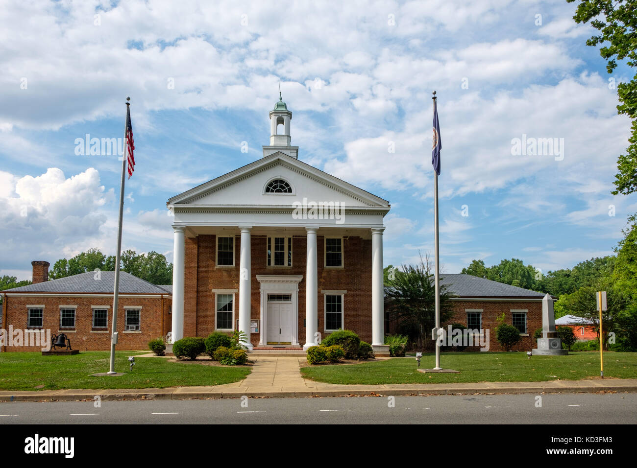 Lancaster County Courthouse, 8265 Mary Ball Road, Lancaster, Virginia Stock Photo