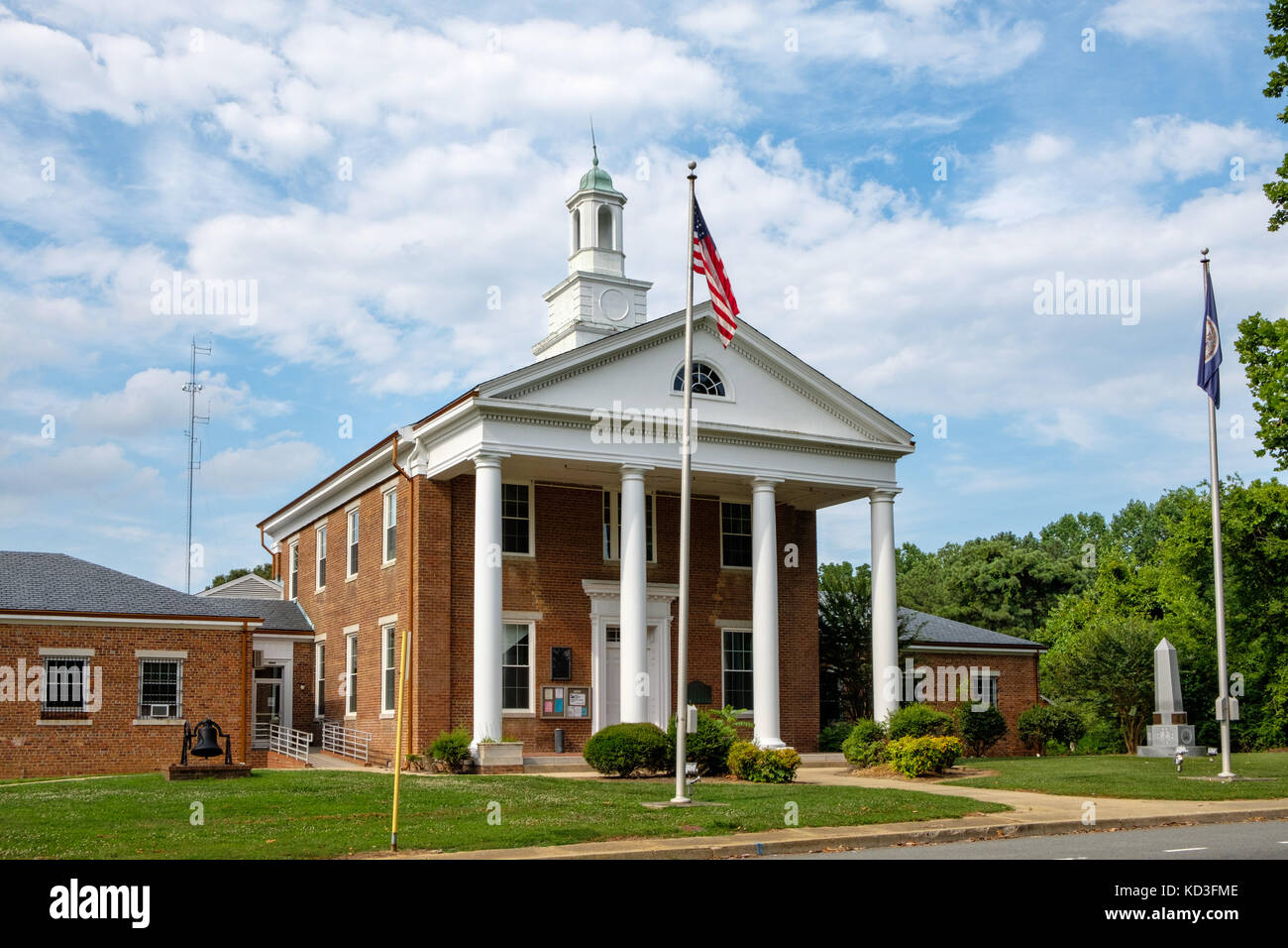 Lancaster County Courthouse, 8265 Mary Ball Road, Lancaster, Virginia Stock Photo