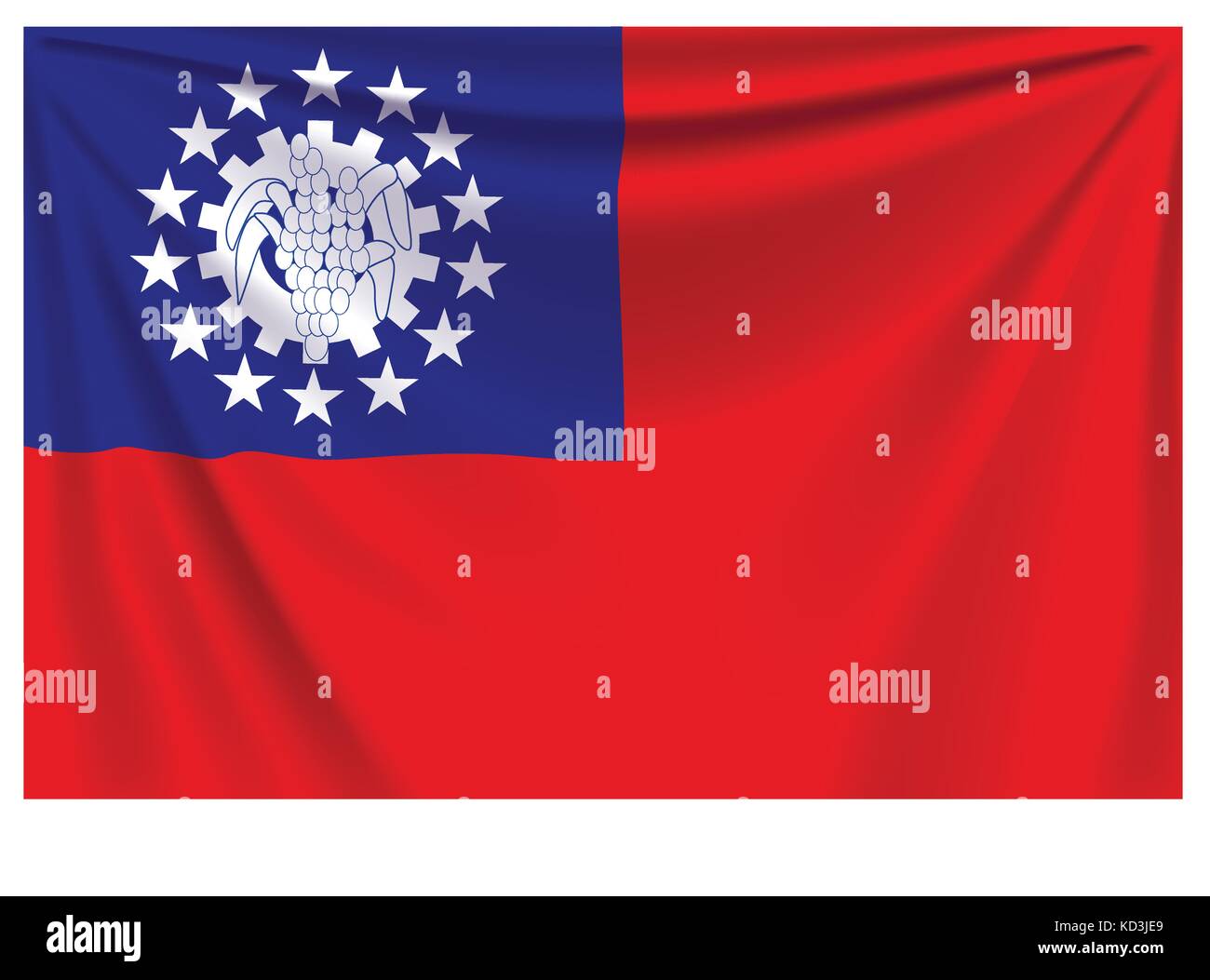 Flag Myanmar High Resolution Stock Photography and Images - Alamy