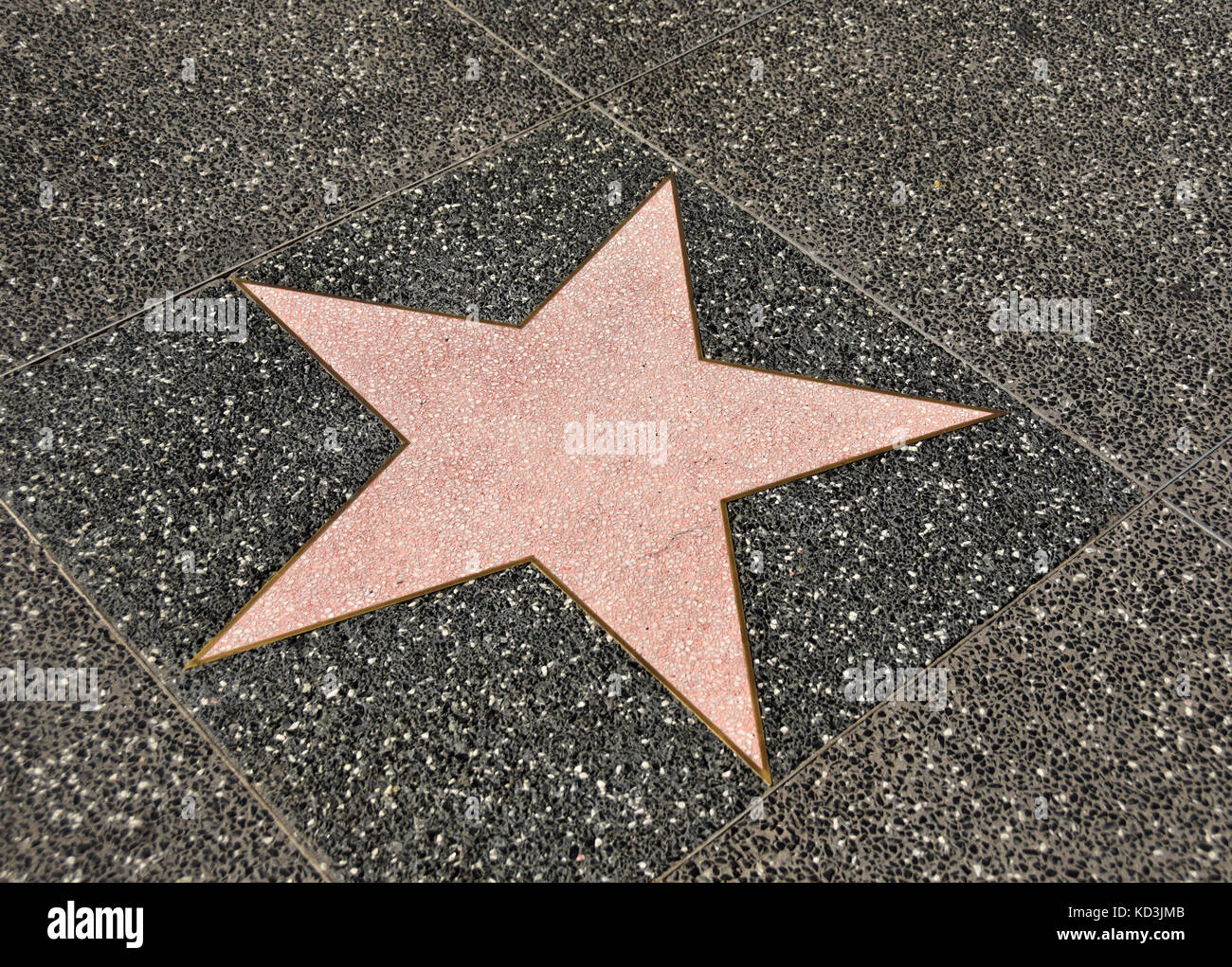 Blank Star Hollywood Walk Fame High Resolution Stock Photography And Images Alamy
