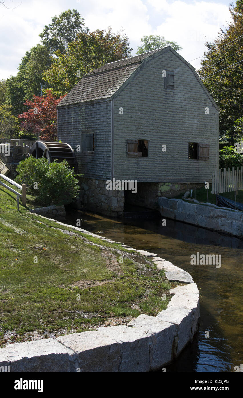 The historic Dexter Grist Mill, Sandwich, Massachusetts (Cape Cod) USA