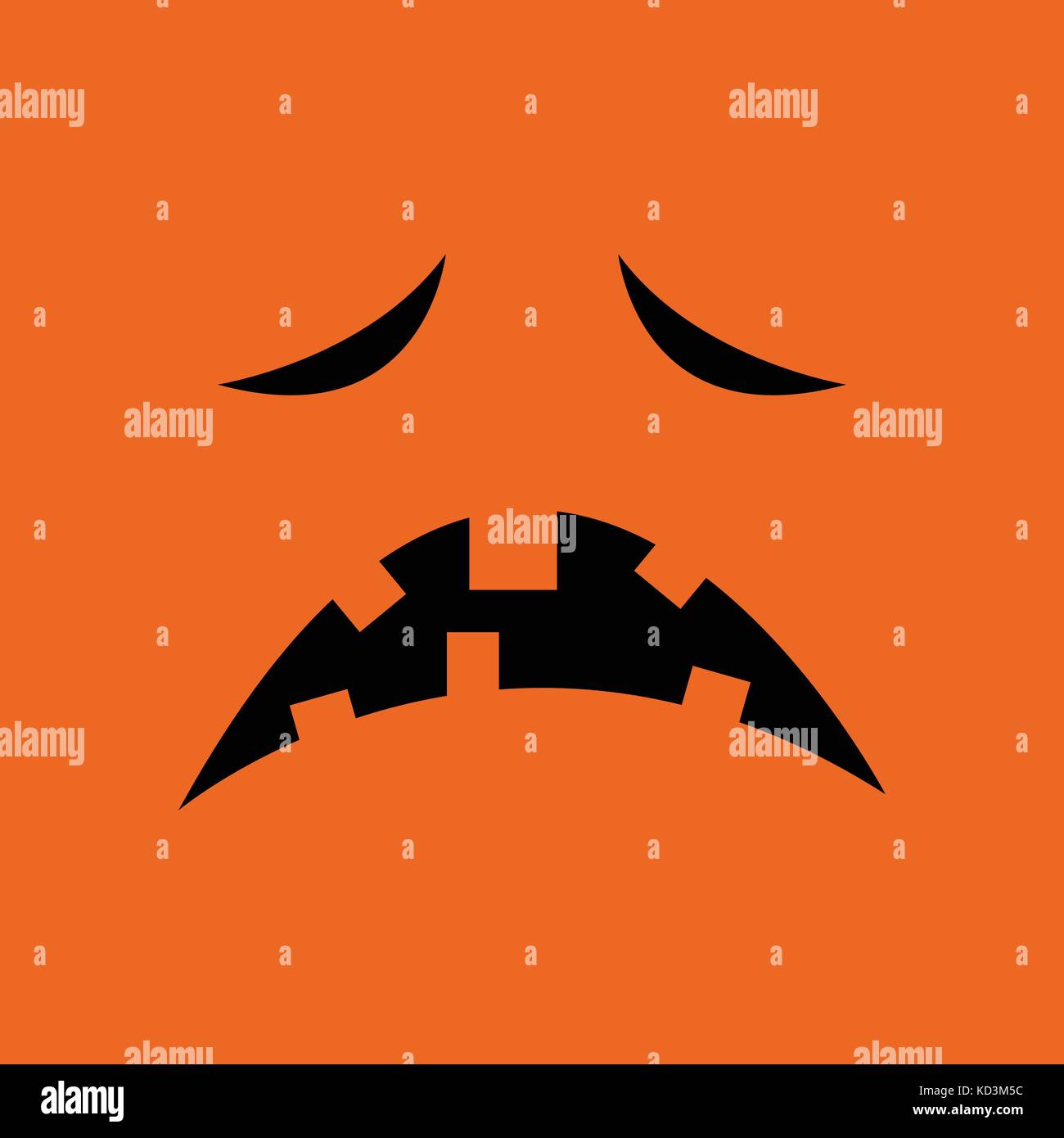 black-sad-face-stock-vector-image-art-alamy