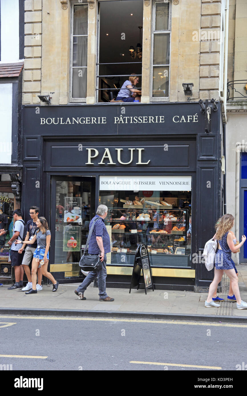 Paul, Boulangerie, Patisserie, Café, shop, Oxford, UK Stock Photo