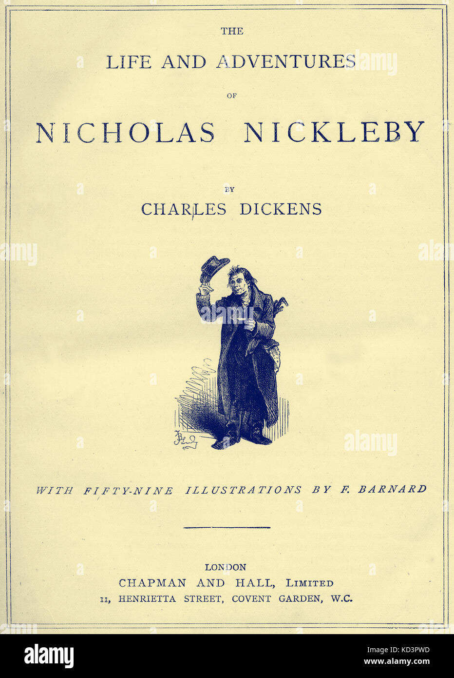 The Life & Adventures of Nicholas Nickleby by Charles Dickens Title ...