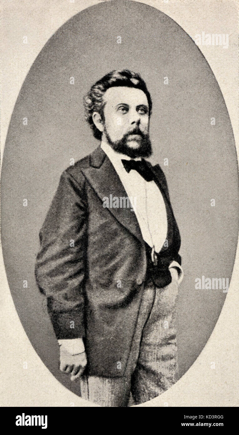 MUSSORGSKY portrait - photo c.1873 pictured standing. Russian composer ...