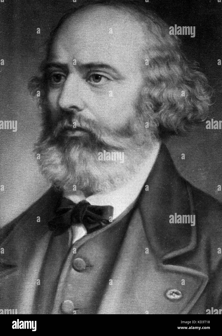DAVID, Felicien - portrait French composer, 1810-1876 Stock Photo