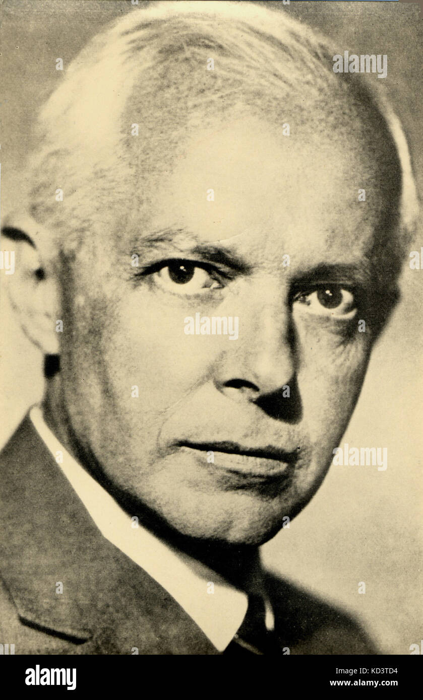 Béla Bartók portrait Hungarian composer & pianist  (1881-1945). Stock Photo