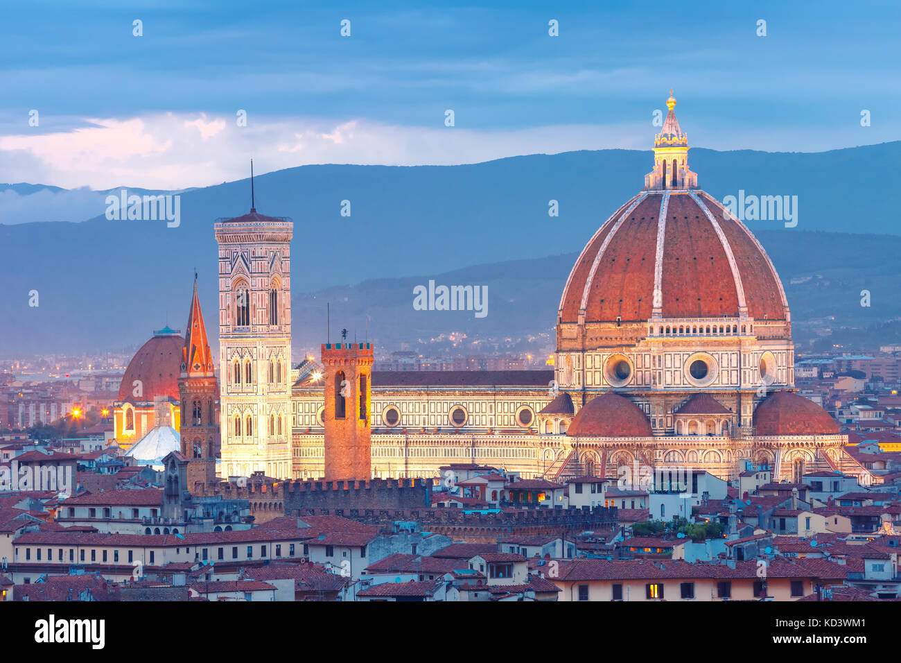 Duomo Santa Maria Del Fiore in Florence, Italy Stock Photo