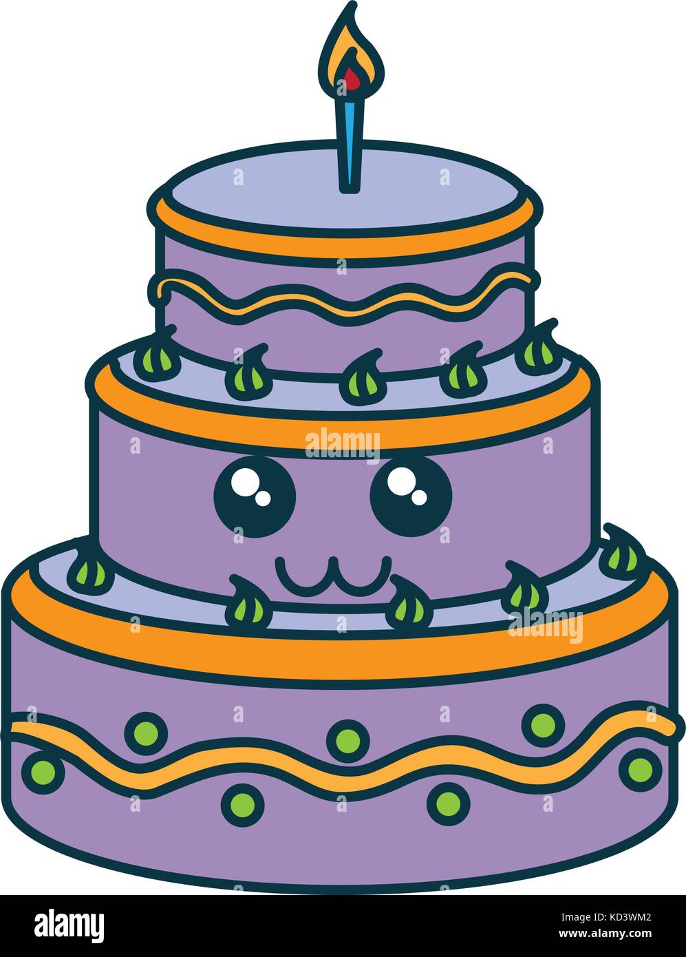 birthday cake icon Stock Vector Image & Art - Alamy