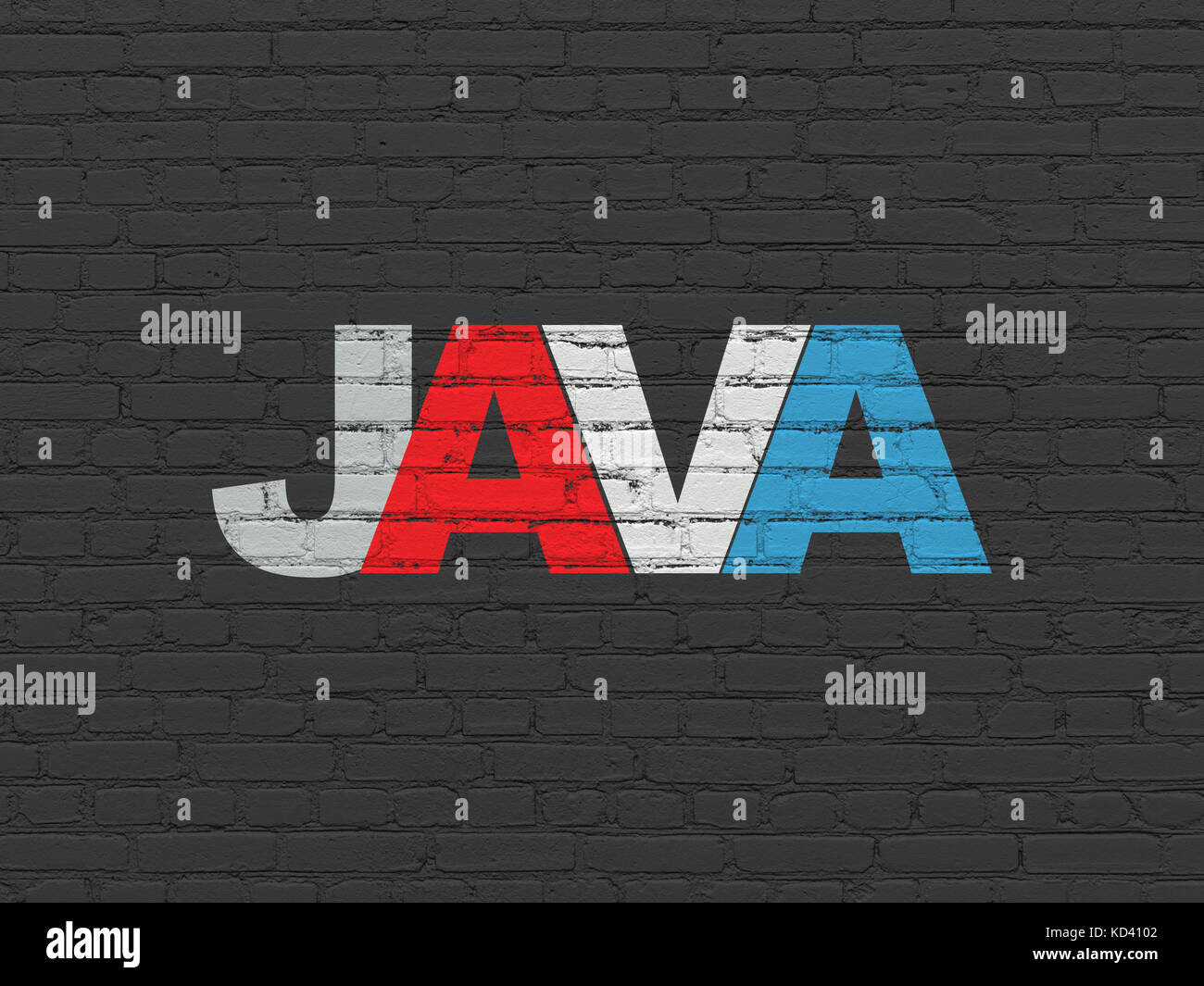 Programming concept: Java on wall background Stock Photo - Alamy