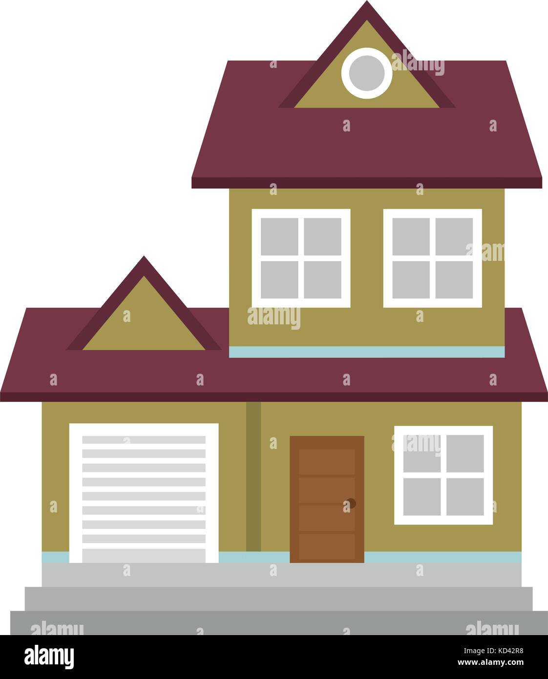 beautiful house building isolated icon vector illustration design Stock ...