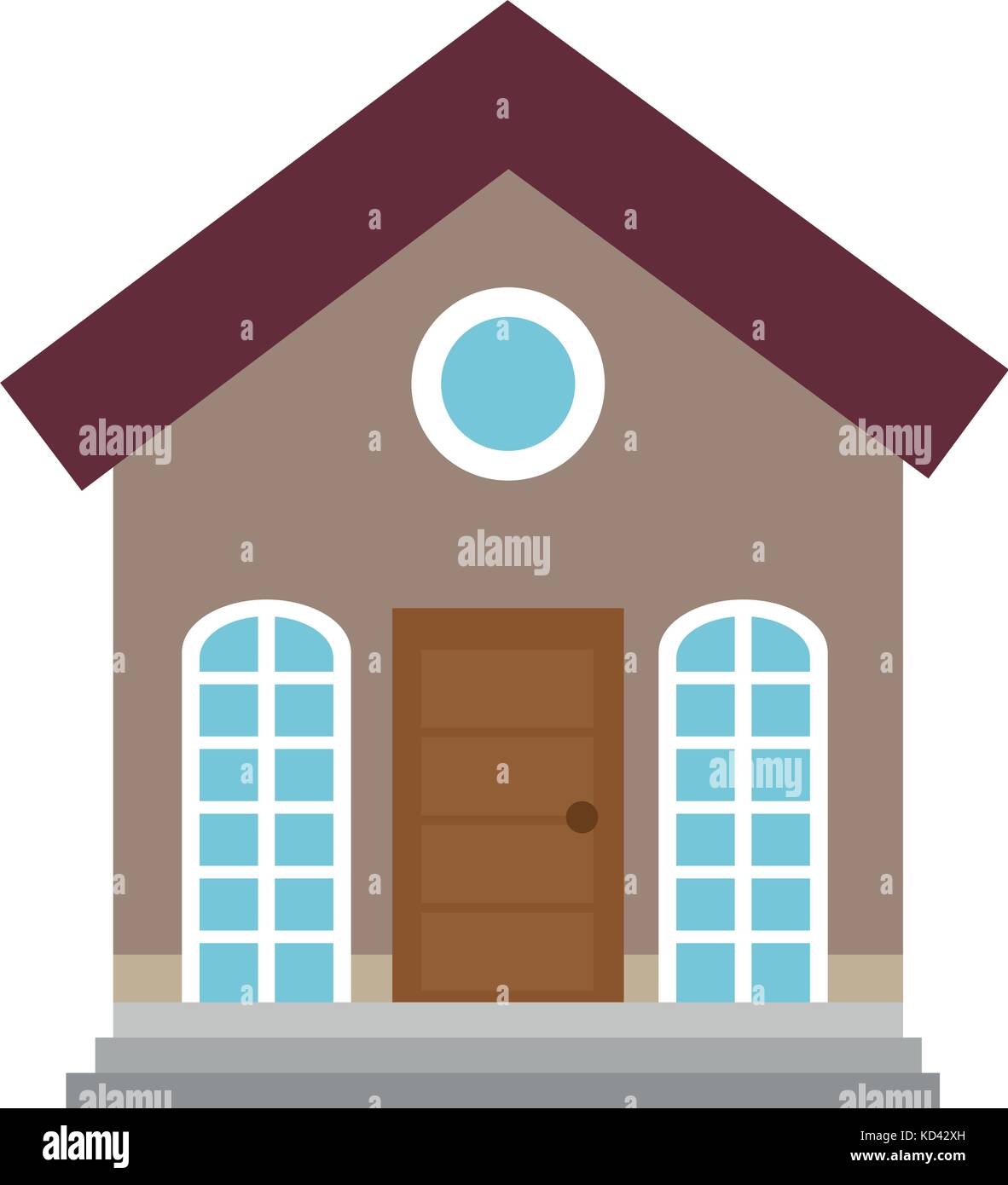beautiful house building isolated icon vector illustration design Stock ...