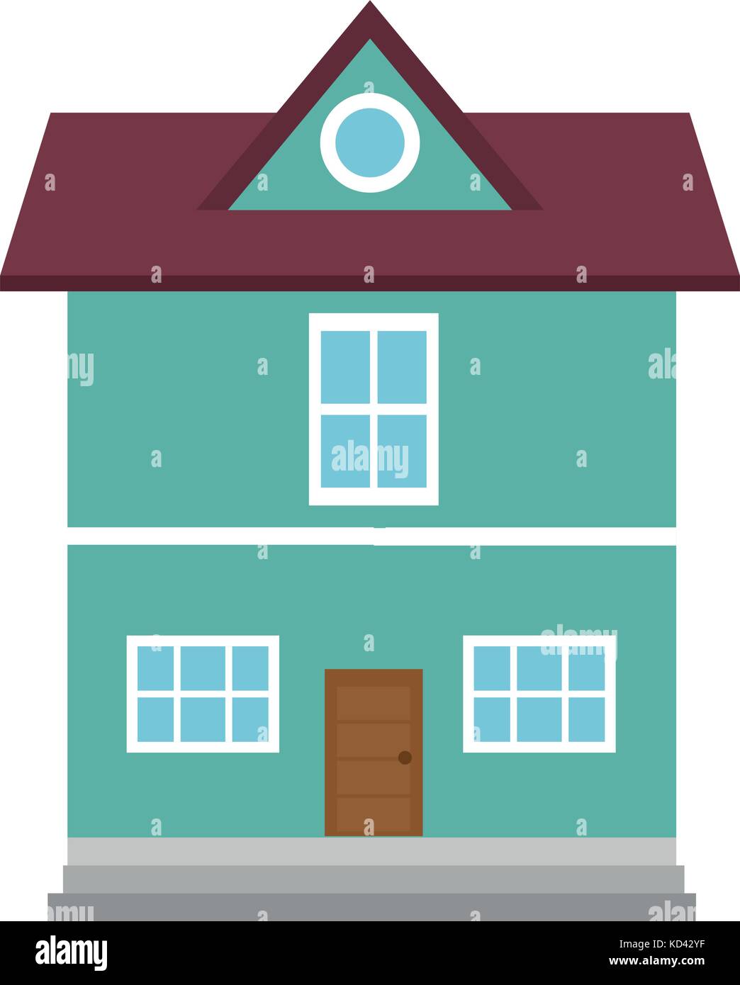 beautiful house building isolated icon vector illustration design Stock ...