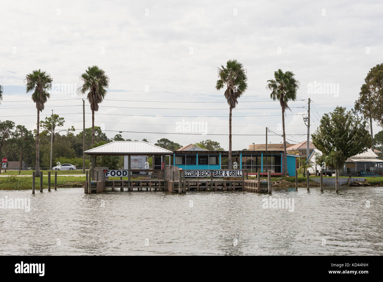 Buzzard Beach Bar & Grill Waterfront Dining on Lake Eustis, Florida USA