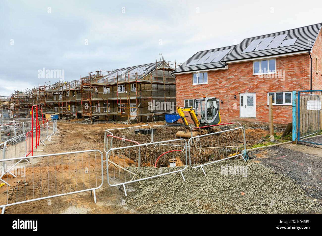 Houses under construction, Troon, Ayrshire, Scotland Stock Photo Alamy