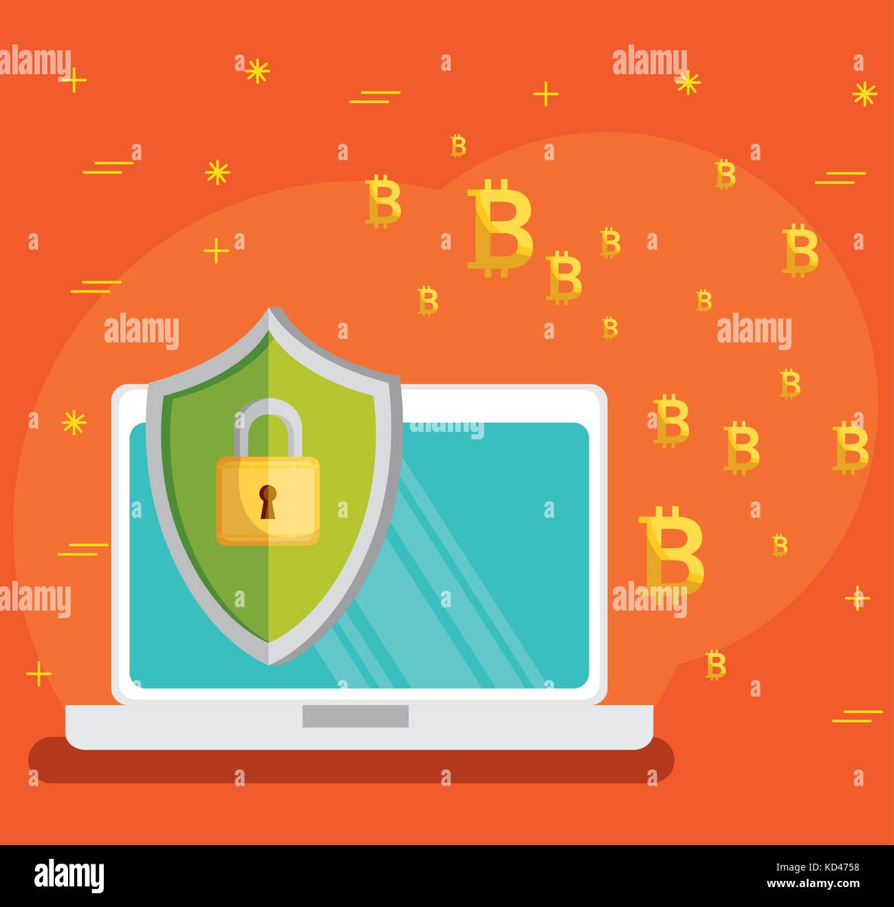 block chain tecnology concept vector illustration graphic design Stock ...