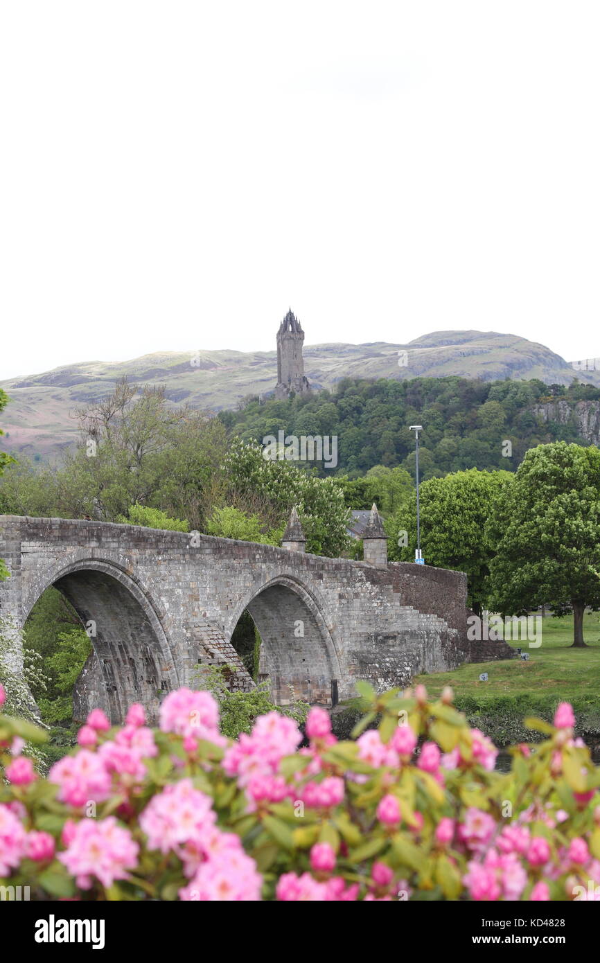 Wallace monument, Stirling, Scotland, Highlands Stock Photo