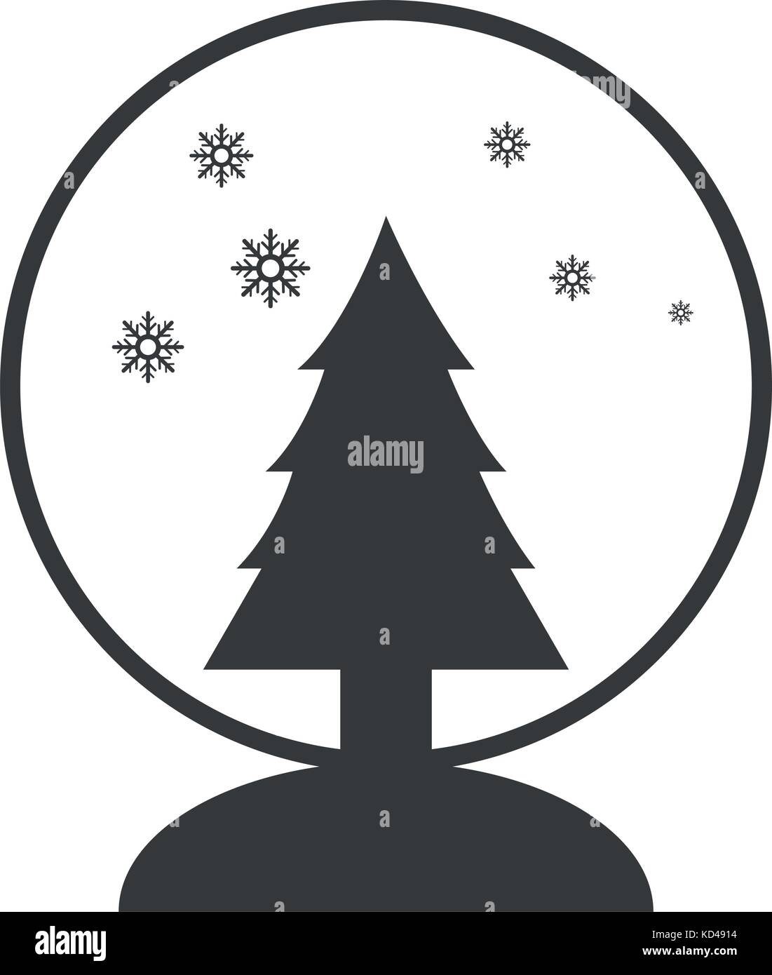 Isolated christmas tree Stock Vector Image & Art - Alamy