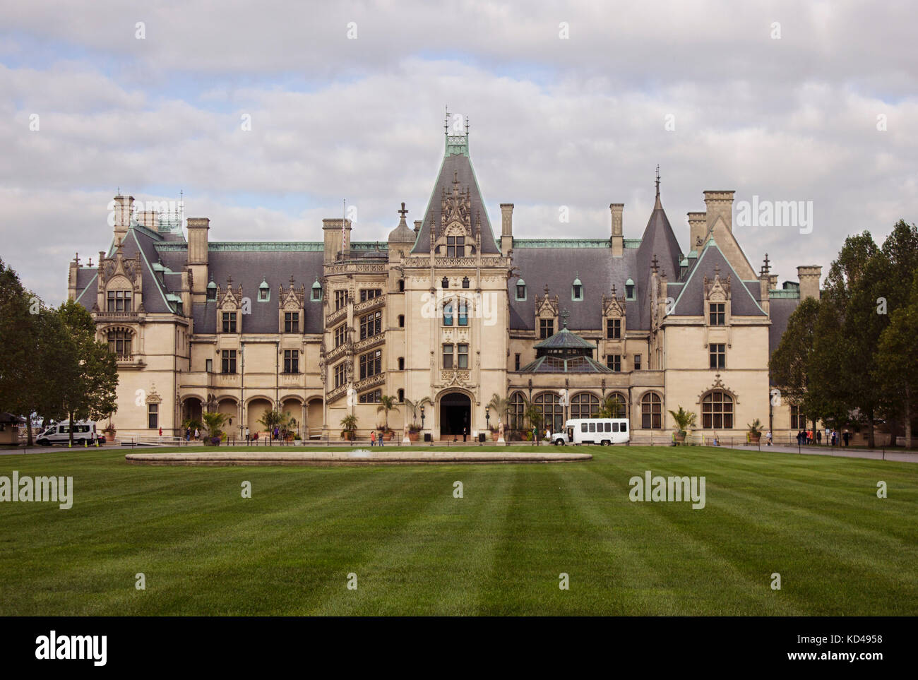 Biltmore Estate in Asheville, North Carolina.  Summer home of George Vanderbilt. Stock Photo