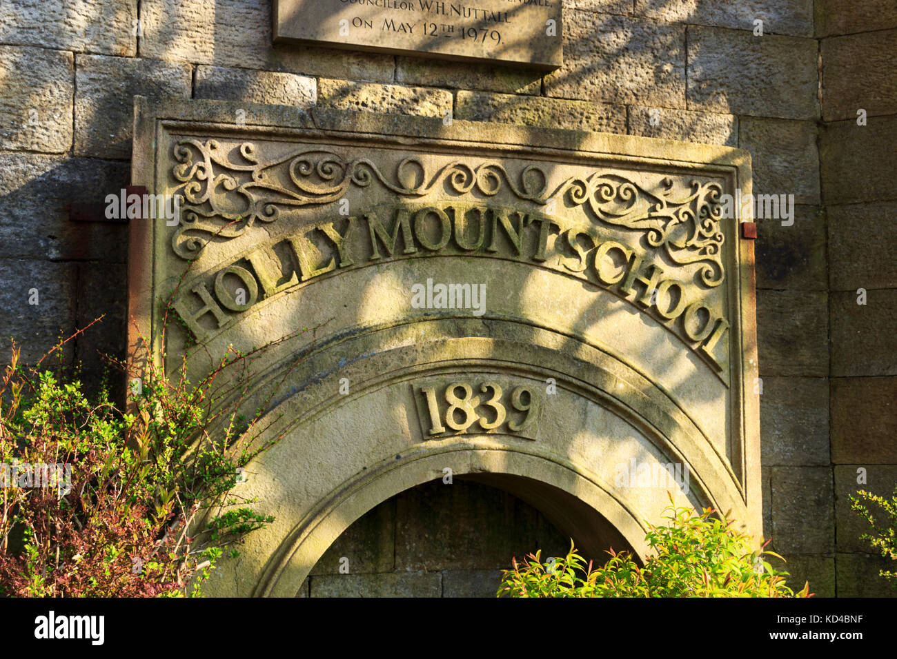 Holly Mount School, Rawtenstall. Stock Photo