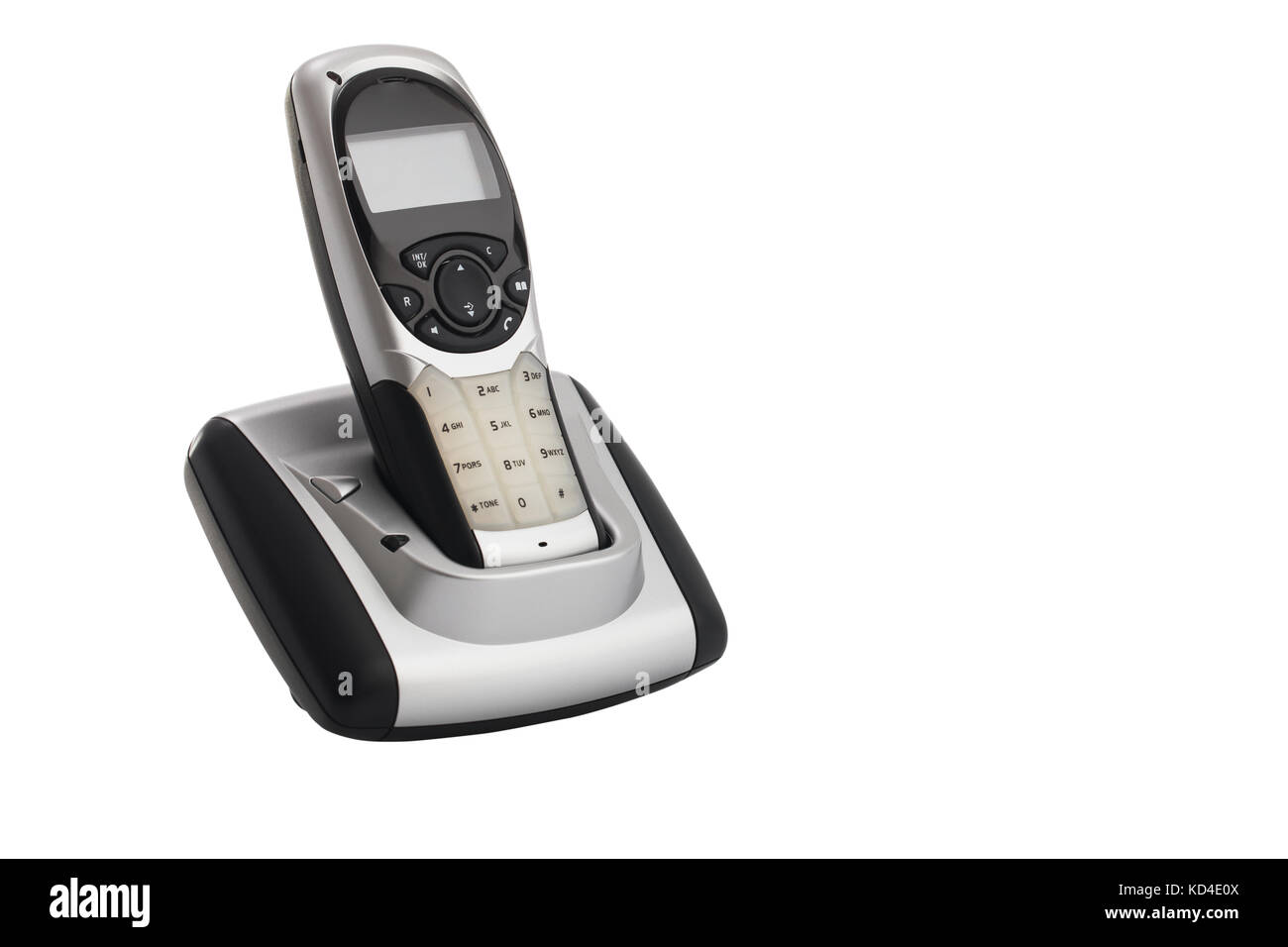 Modern cordless phone isolated hi-res stock photography and images - Alamy