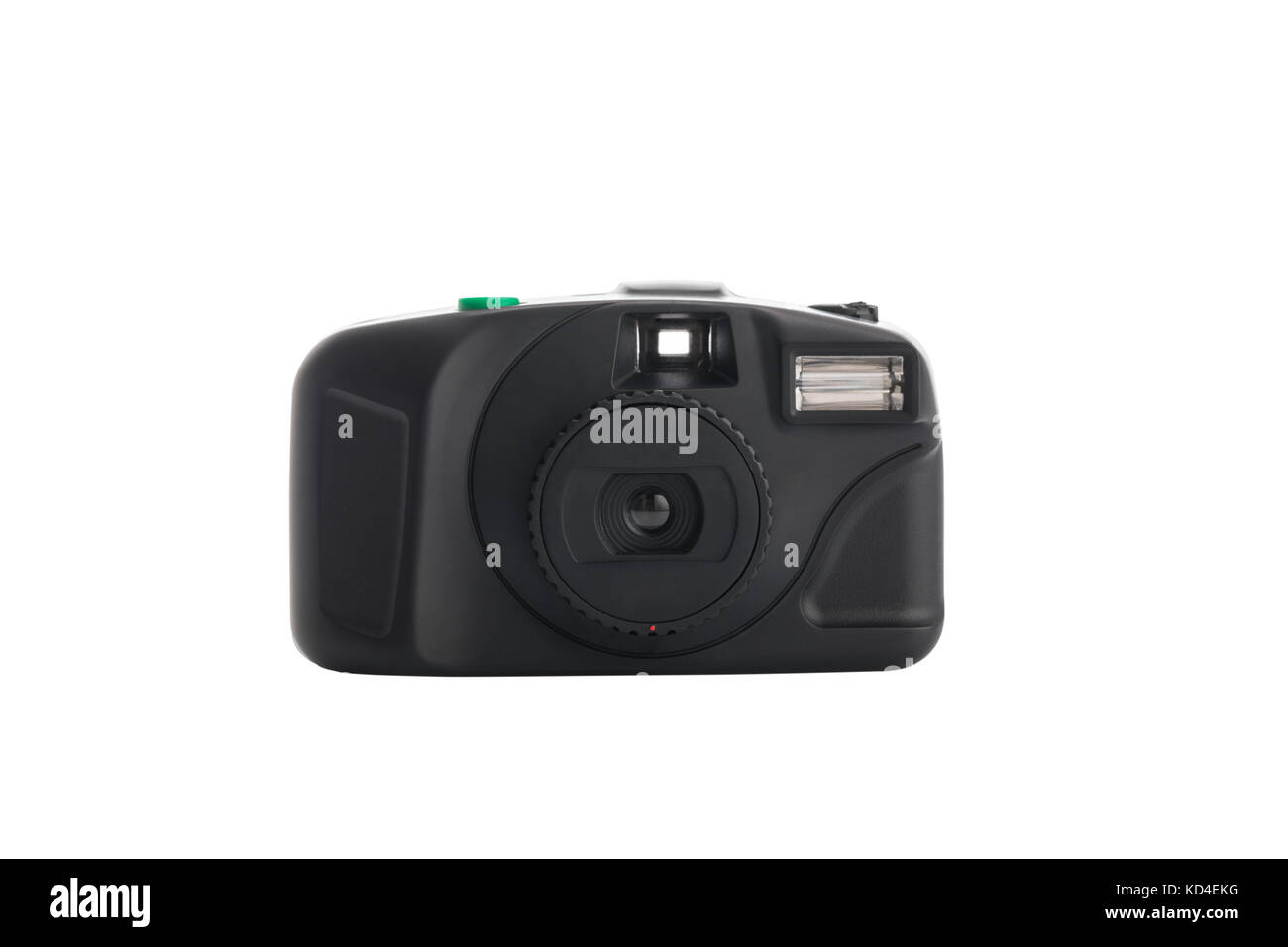 Black retro camera isolated on white Stock Photo - Alamy