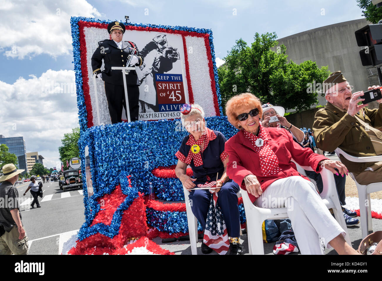 Washington DC District of Columbia National Memorial Day Parade Stock