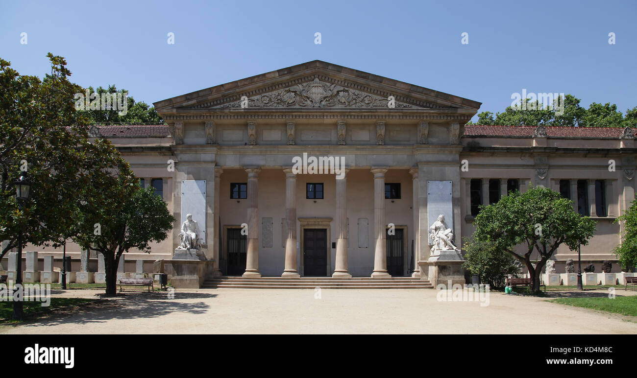 Geological Museum at The Parc de la Ciutadella Barcelona Catalunia Spain Stock Photo