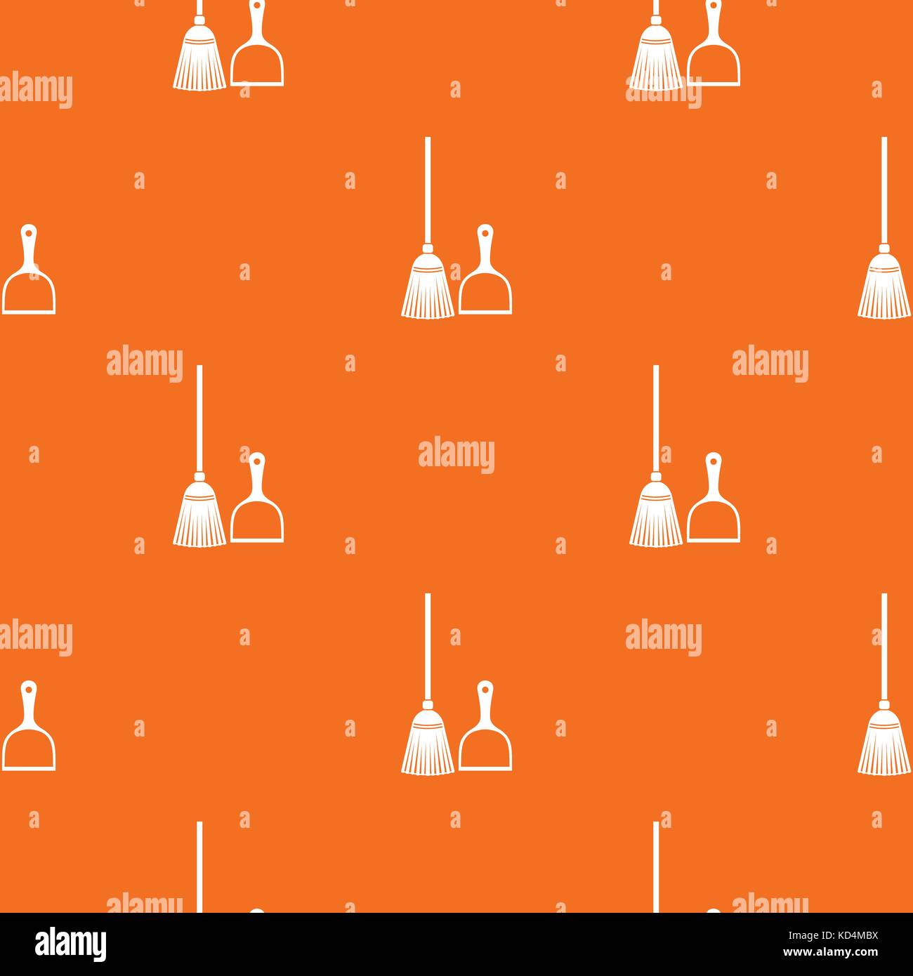 Broom and dustpan pattern seamless Stock Vector Image & Art Alamy