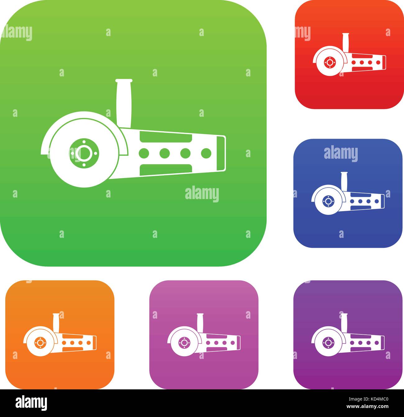 Circular saw set color collection Stock Vector Image & Art - Alamy