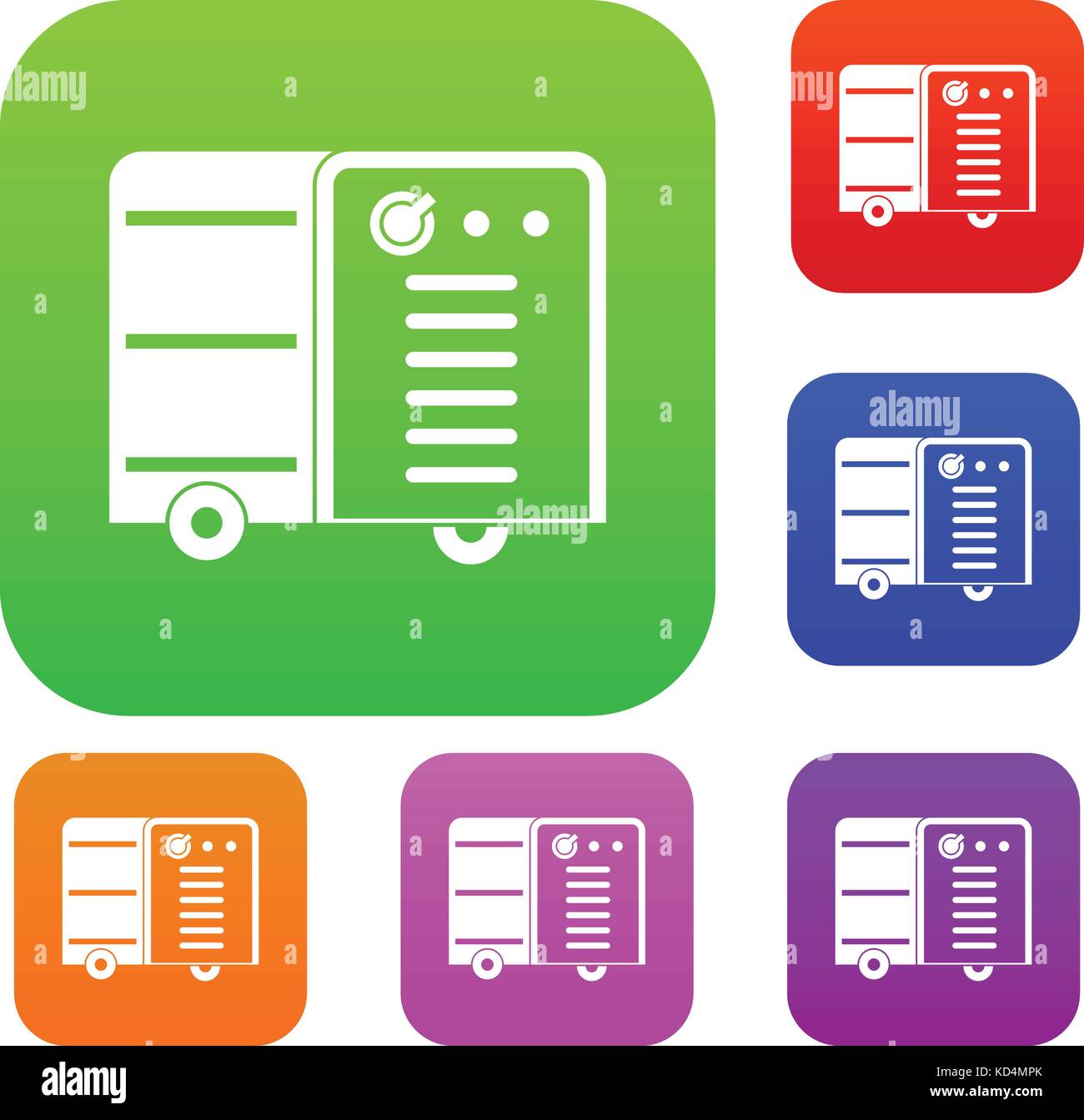 Inverter welding machine set color collection Stock Vector Image & Art ...