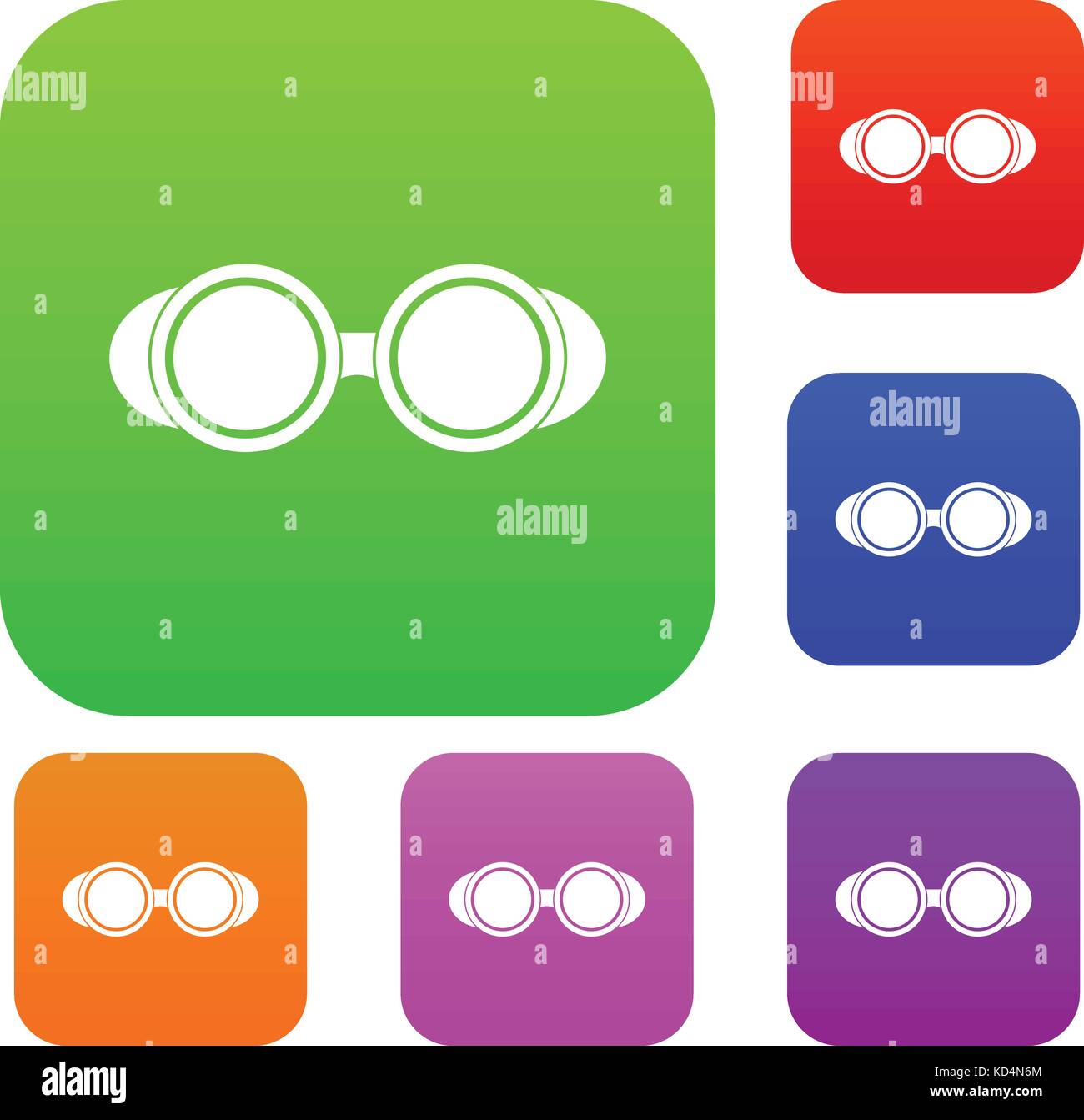 Welding glasses set color collection Stock Vector Image & Art - Alamy