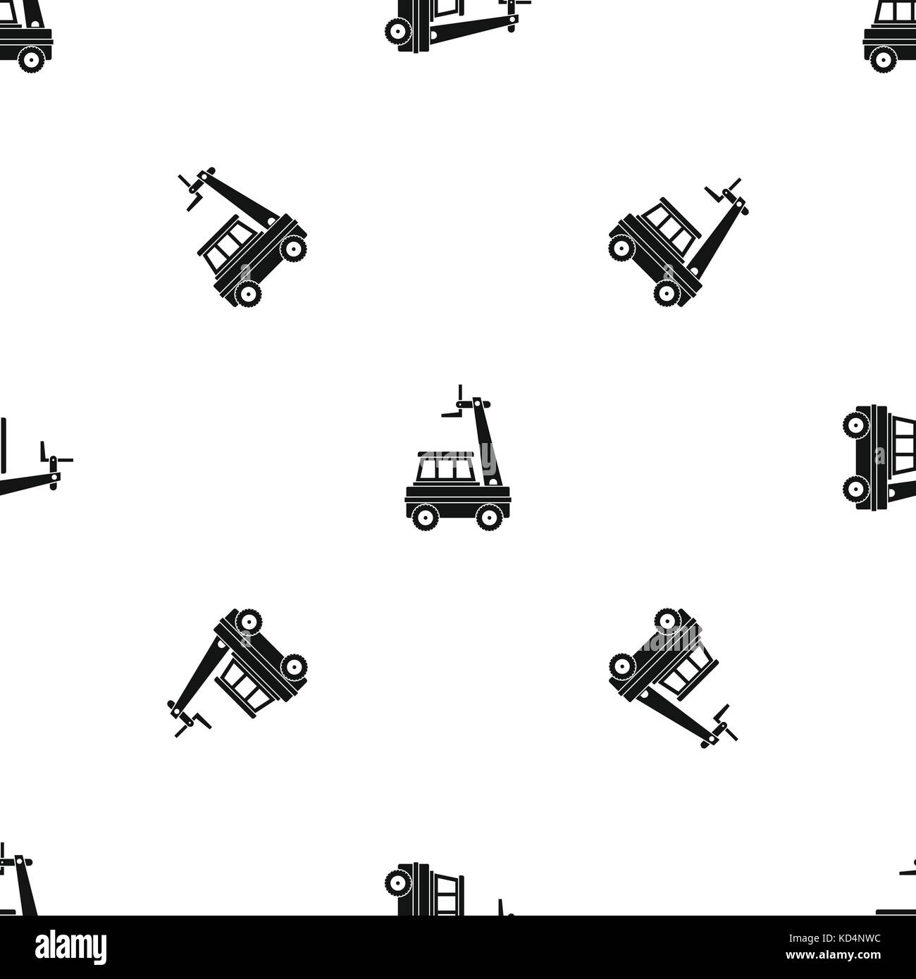 Cherry picker pattern seamless black Stock Vector Image & Art Alamy