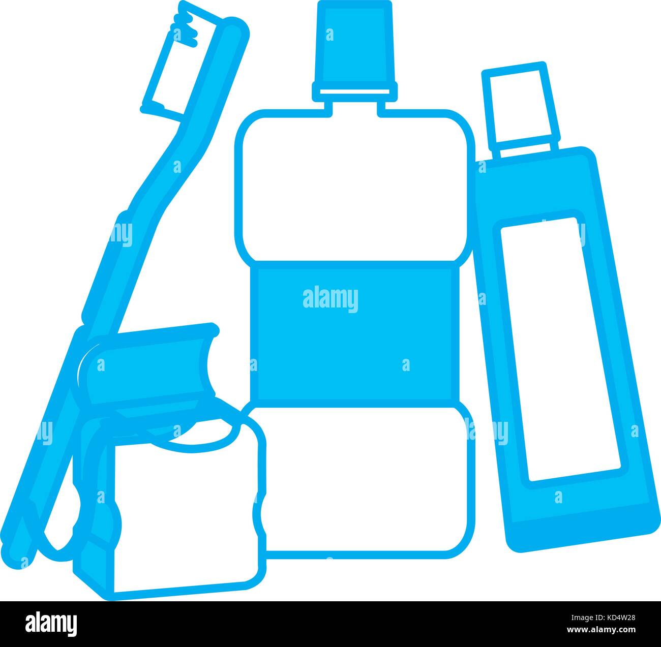 Dental hygiene products Stock Vector Image & Art Alamy