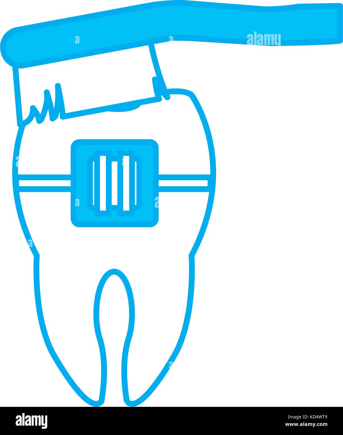 Tooths and dental care Stock Vector Image & Art - Alamy
