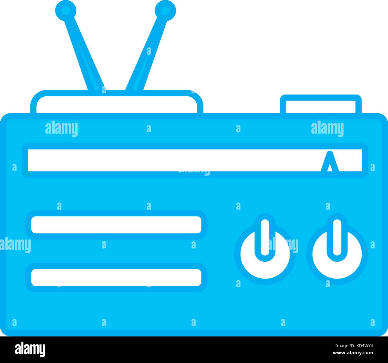 Old radio stereo Stock Vector Image & Art - Alamy