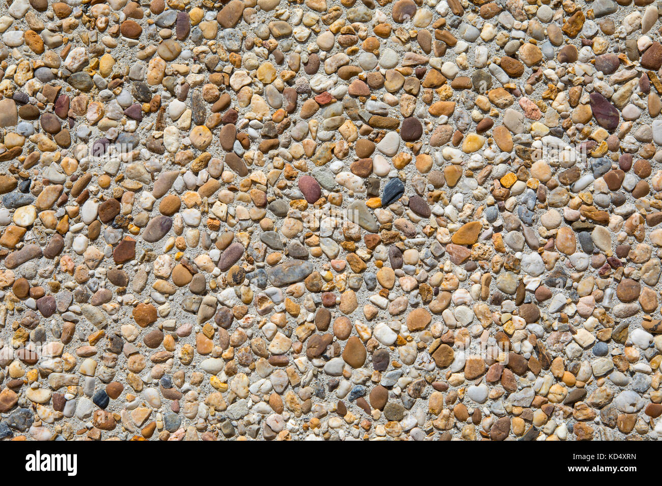 A pebble-dashed surface. Stock Photo