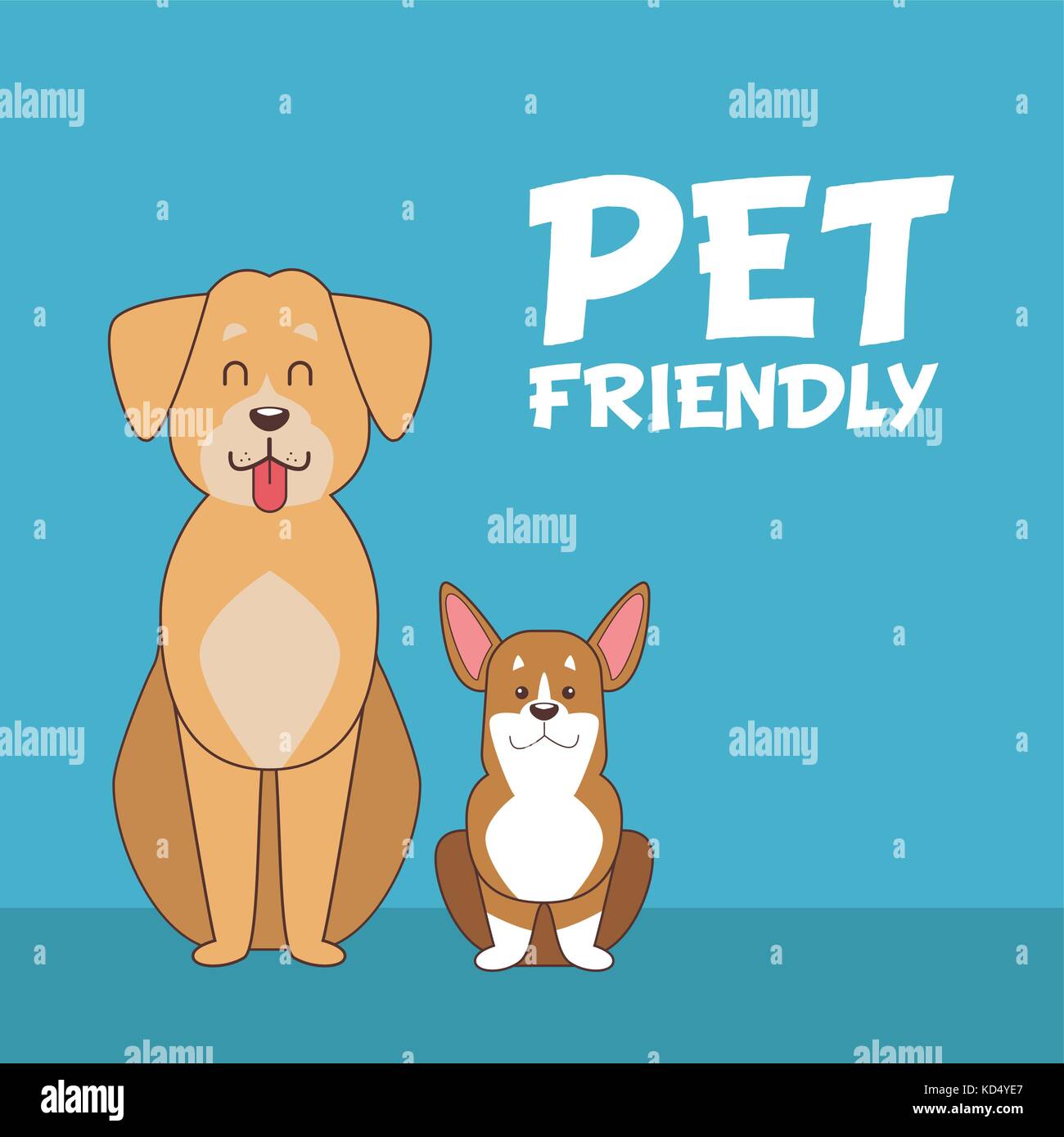 Pet friendly cartoon Stock Vector Image & Art Alamy
