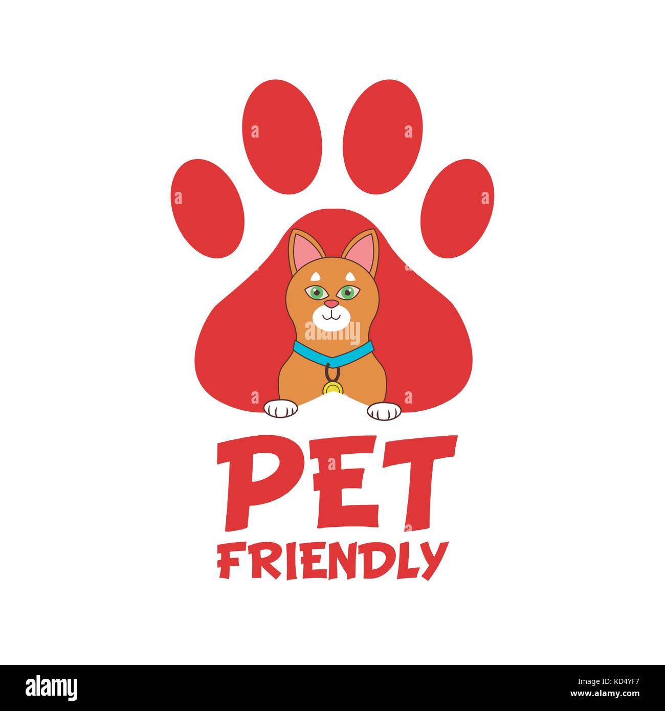 Pet friendly cartoon Stock Vector Image & Art Alamy