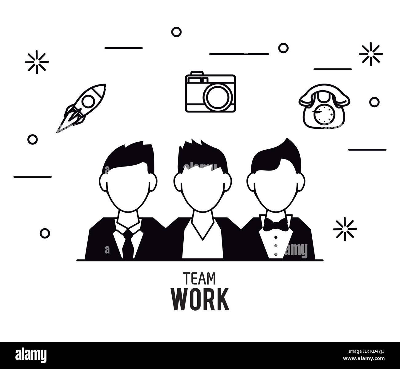 Teamwork icons design Stock Vector Image & Art - Alamy