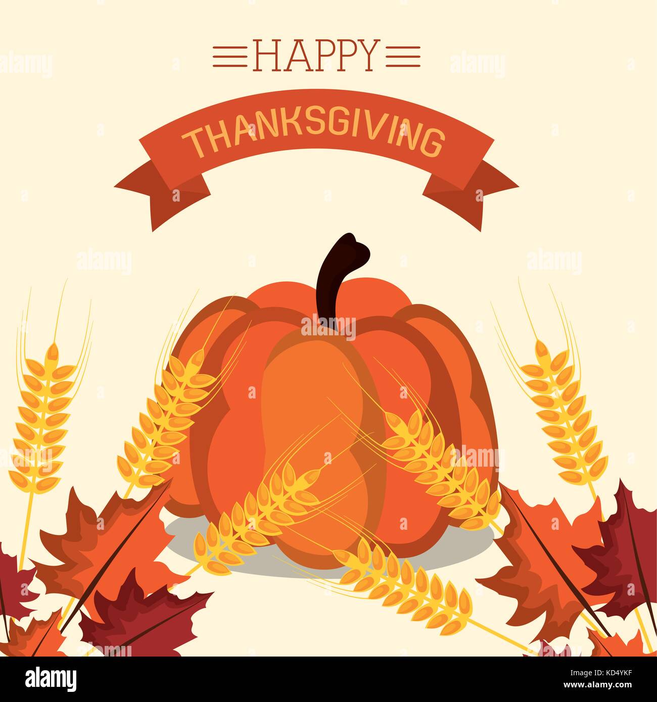 Happy thanksgiving card Stock Vector Image & Art - Alamy