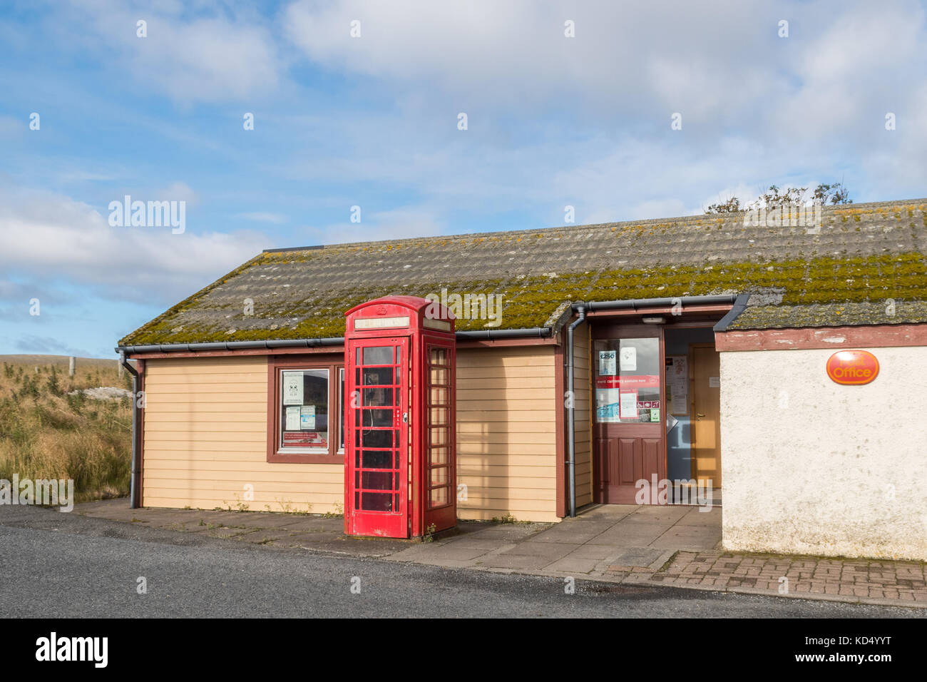 Baltasound Post Office, Unst, Shetland Islands, Scotland - Britain's most northerly post office Stock Photo
