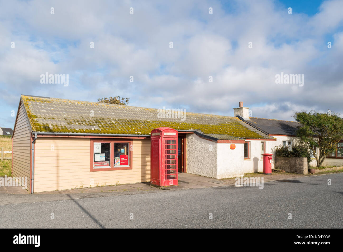 Baltasound Post Office, Unst, Shetland Islands, Scotland - Britain's most northerly post office Stock Photo