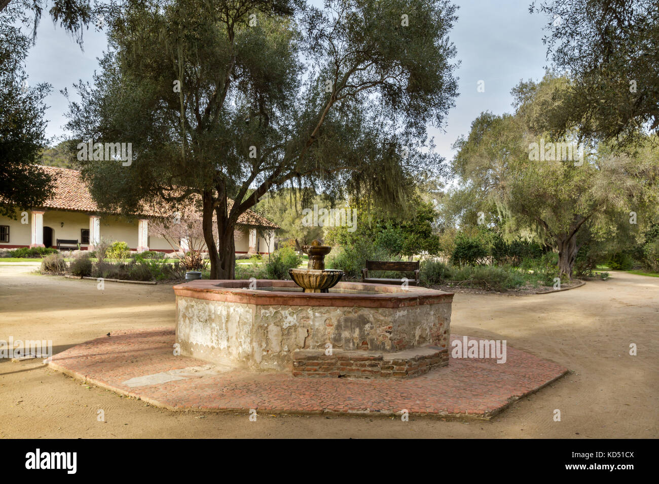 La Purisima Concepcion Mission State Park, Lompoc California USA Stock